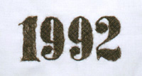 1992...(the hair pieces) detail 1992