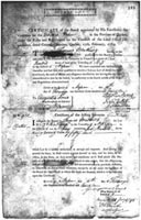 Lot Certificate, Clinton Township Papers